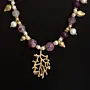 Handcrafted Contemporary Necklace in pearl