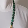 Handcrafted Contemporary Necklace in jade