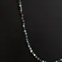 Contemporary Necklace in onyx with Arabic calligraphy detail