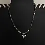 Handcrafted Delicate Black Onyx Necklace with Distinctive Detail