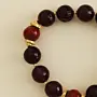 Handcrafted Natural Agate Gold-Plated Bracelet with Distinctive Detail