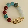 Contemporary Bracelet in turquoise