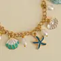 Handcrafted Turquoise Sea Charm Bracelet with Distinctive Detail