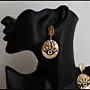 Contemporary Earrings in beads