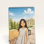 Girl Portrait A4 Drawing and Coloring Book – Customizable with Any Image