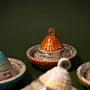 Handmade Recycled Newspaper Mini Tagine Set 4 Pieces 10x15 cm
