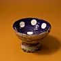 Handmade Recycled Newspaper Serving Bowl Set 4 Pieces 7x10 cm