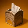 Handwoven Recycled Newspaper Tissue Box 16x15 cm