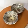 Circle Pattern Mini Recycled Newspaper Serving Dish 7x15 cm