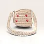 Cream Crochet Bag with Red Hearts – 15x12 cm – 60 cm Strap