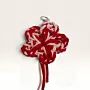 Two-Tone Crochet Flower Keychain – 9x9 cm – Available In Style Options