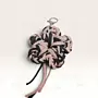 Two-Tone Crochet Flower Keychain – 9x9 cm – Available In Style Options