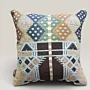 Handcrafted Bedouin Cushion Cover - Square Woven Design - 43x43 cm thumbnail