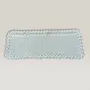 Off-White Handmade Table Runner - Polyester Yarn 90x34 cm