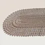 Light Brown Handmade Table Runner with Side Set Option - 93x34 cm thumbnail