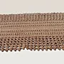 Light Brown Handmade Table Runner with Side Set Option - 93x34 cm thumbnail