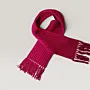 Mikasa Red Handmade Trend Scarf - Soft 25% Wool Blend - 20x150x3 cm thumbnail