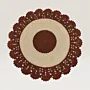 Handmade Crochet Round Table Centerpiece - Polyester 75 cm Diameter