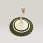 Handmade Crochet Round Side Table Mat - CottonCustomizable - Ø60 cm thumbnail