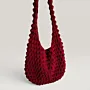 Handmade Crochet Tote Bag with Lining & Magnetic Closure - 30x24 cm