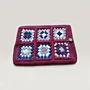 Handmade Crochet Laptop Sleeve - Multi-Color Cotton - 36x24x3 cm thumbnail