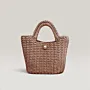 Beige Crochet Everyday Bag - Medium Handmade Daily Use
