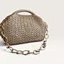 Cream Turkish Yarn Crochet Handbag Chain Strap 25x12x16cm