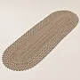 Light Brown Handmade Table Runner with Side Set Option - 93x34 cm thumbnail
