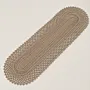 Light Brown Handmade Table Runner with Side Set Option - 93x34 cm thumbnail