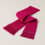 Mikasa Red Handmade Trend Scarf - Soft 25% Wool Blend - 20x150x3 cm thumbnail