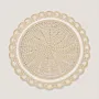 Handmade Crochet Round Placemat & Side Table Mat - Polyester - Ø42 cm thumbnail