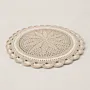 Handmade Crochet Round Placemat & Side Table Mat - Polyester - Ø42 cm thumbnail