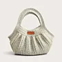 Beige Handmade Crochet Tote Bag - Premium Turkish Yarn - 34x21 cm thumbnail