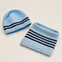 Kids Crochet Hat & Scarf Set - Custom Sizes & Colors - 25x20x5 cm thumbnail