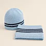 Kids Crochet Hat & Scarf Set - Custom Sizes & Colors - 25x20x5 cm thumbnail