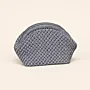 Silver Crochet Evening Bag - Turkish Yarn Handmade - 22x15x5 cm thumbnail