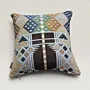 Handcrafted Bedouin Cushion Cover - Square Woven Design - 43x43 cm thumbnail