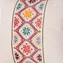 Handmade Chevron Zigzag Embroidered Cushion Cover - 43x43 cm thumbnail