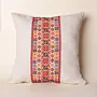 Handmade Floral Symphony Embroidered Cushion Cover 43x43 cm
