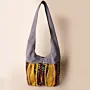 Handmade Earth Charcoal Denim Shoulder Hand Bag Heritage Style