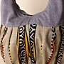 Urban Slate Shoulder Hand Bag with Artisan Details - 35x30x10 cm thumbnail