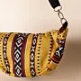 Golden Oasis Crossbody Bag with Interior Zip Pocket - 25x20x7 cm thumbnail