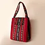 Crimson Festive Heritage Lunch Box Bag Thermal Felt - 24x22x15 cm thumbnail