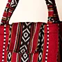 Crimson Festive Heritage Lunch Box Bag Thermal Felt - 24x22x15 cm thumbnail