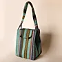 Sage Green Earth Lunch Box Bag Thermal Felt Lined - 24x22x15 cm thumbnail