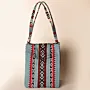 Handmade Turquoise Oasis Bedouin Lunch Box Bag Thermal Felt