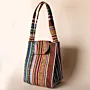 Multicolor Soft Lines Insulated Lunch Box Bag Thermal - 24x22x15 cm thumbnail