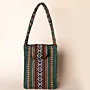 Handmade Palm Grove Heritage Lunch Box Bag Thermal Felt Lined