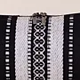 Black White Sadu Makeup Bag Water-Resistant Lining - 25x15x8 cm thumbnail