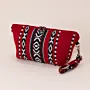 Crimson Festive Heritage Makeup Bag Water-Resistant - 25x15x8 cm thumbnail